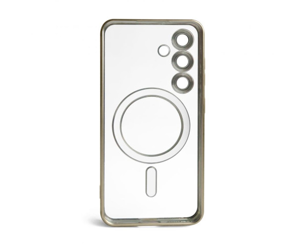 Чехол с функцией MagSafe для Samsung Galaxy S24/S921 (2024), S25/S931 (2025) gold (03) матовый