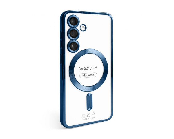 Чехол с функцией MagSafe для Samsung Galaxy S24/S921 (2024), S25/S931 (2025) blue (04)