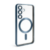 Чохол with MagSafe для Samsung S24/S25 (07) dark blue matte