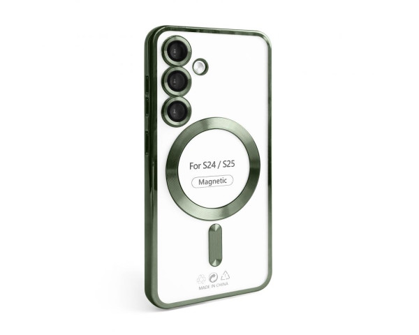 Чохол with MagSafe для Samsung S24/S25 (08) olive