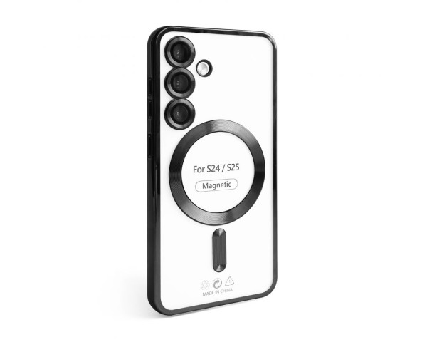 Чохол з функцією MagSafe для Samsung Galaxy S24/S921 (2024), S25/S931 (2025) black (09)