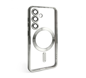Чехол с функцией MagSafe для Samsung Galaxy S24/S921 (2024), S25/S931 (2025) silver (10)