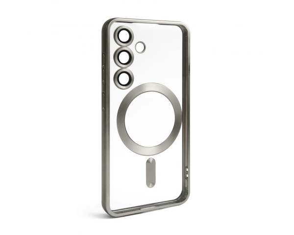 Чехол с функцией MagSafe для Samsung Galaxy S24/S921 (2024), S25/S931 (2025) grey (12) матовый
