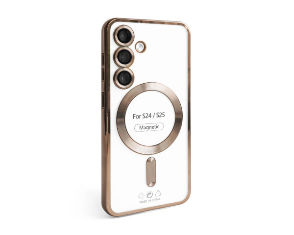 Чохол з функцією MagSafe для Samsung Galaxy S24/S921 (2024), S25/S931 (2025) brown (13)