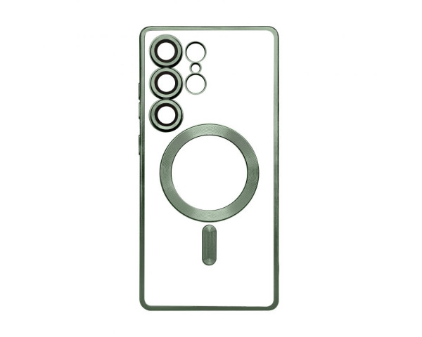 Чехол с функцией MagSafe для Samsung Galaxy S25 Ultra/S938 (2025) olive (08)