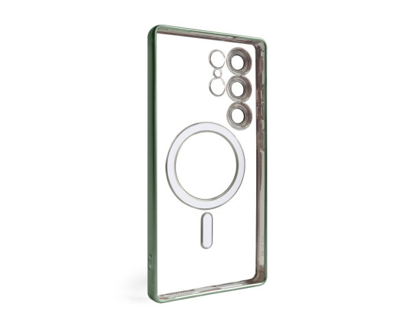 Чехол с функцией MagSafe для Samsung Galaxy S25 Ultra/S938 (2025) olive (08)