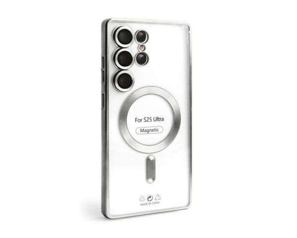 Чохол з функцією MagSafe для Samsung Galaxy S25 Ultra/S938 (2025) silver (10)