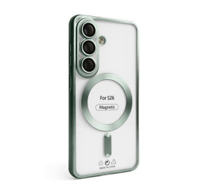Чохол з функцією MagSafe для Samsung Galaxy S26/S942 (2026) mint-green (05) матовий