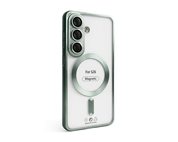 Чехол с функцией MagSafe для Samsung Galaxy S26/S942 (2026) mint-green (05) матовый