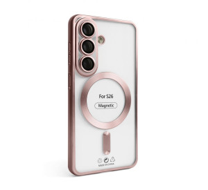 Чохол з функцією MagSafe для Samsung Galaxy S26/S942 (2026) pink (06) матовий