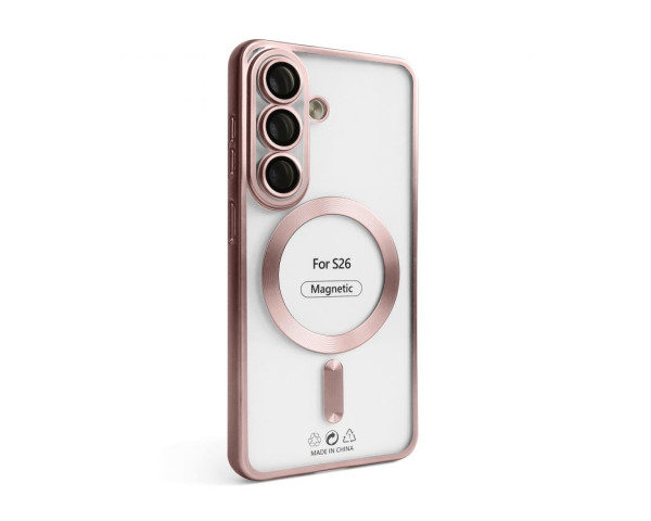 Чохол з функцією MagSafe для Samsung Galaxy S26/S942 (2026) pink (06) матовий