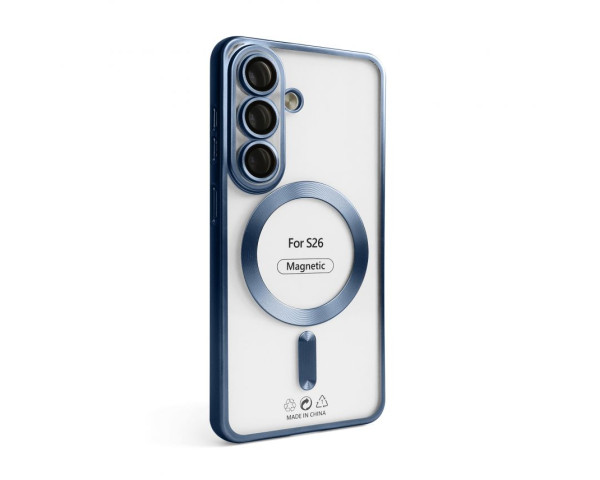 Чехол с функцией MagSafe для Samsung Galaxy S26/S942 (2026) mountain blue (07) матовый