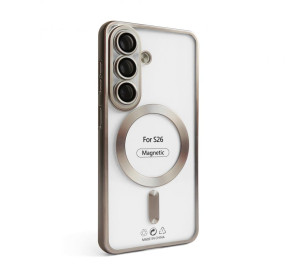 Чохол з функцією MagSafe для Samsung Galaxy S26/S942 (2026) grey (12) матовий