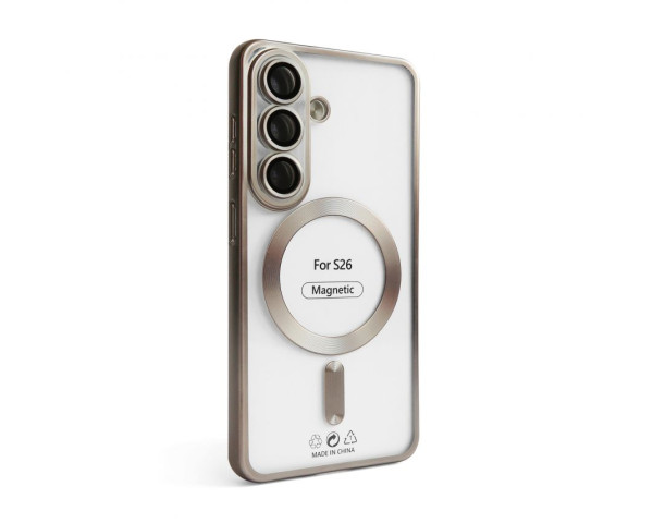 Чохол з функцією MagSafe для Samsung Galaxy S26/S942 (2026) grey (12) матовий