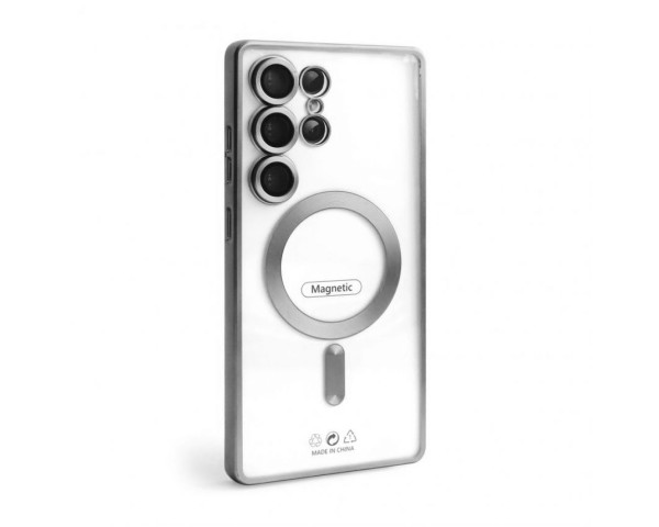 Чохол з функцією MagSafe для Samsung Galaxy S26 Ultra/S948 (2026) silver (10) матовий
