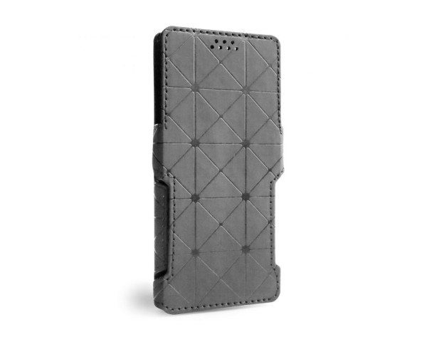 Чохол-книжка Status (18:9) 5.8'' ромб grey