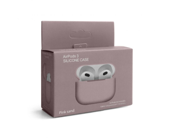 Чохол для AirPods 3 Slim pink sand (02)
