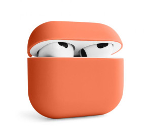 Чохол для AirPods 3 Slim (04) papaya_світло-оранжевий