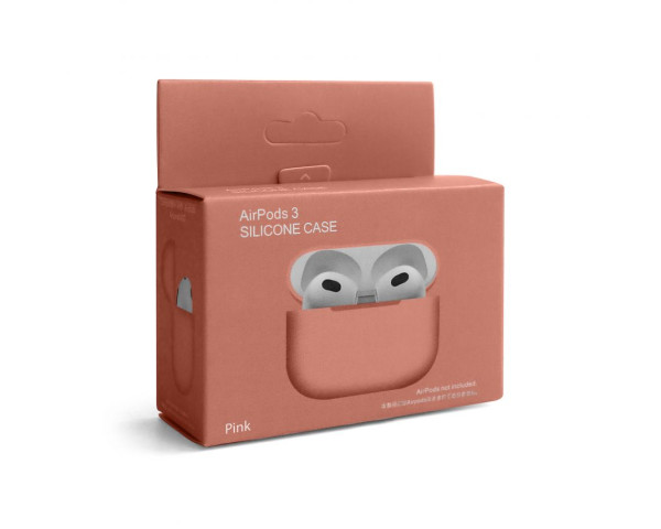 Чохол для AirPods 3 Slim (04) papaya_світло-оранжевий