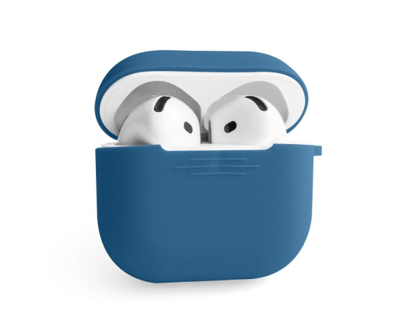Чехол для AirPods 4 Slim dark blue (19)