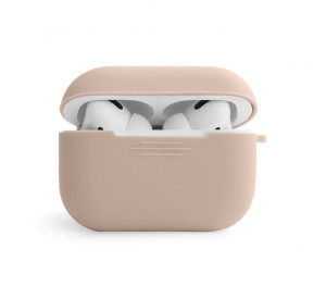 Чохол для AirPods Pro 2 slim (02) pink sand_нюд
