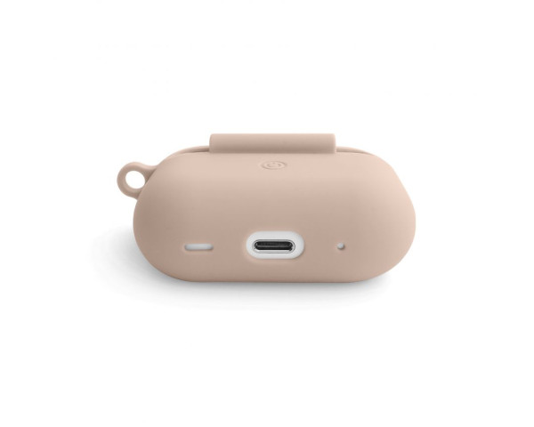 Чохол для AirPods Pro 2 slim (02) pink sand_нюд