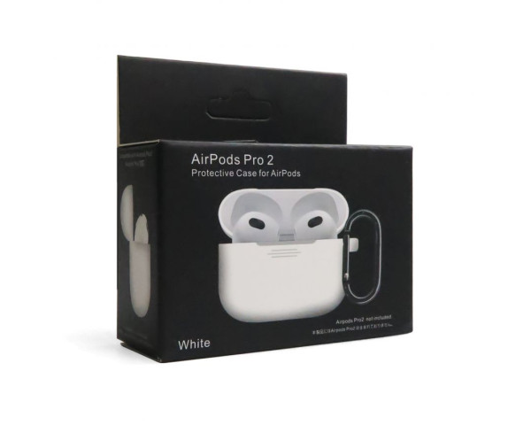 Чехол для AirPods Pro 2 Slim white (11)
