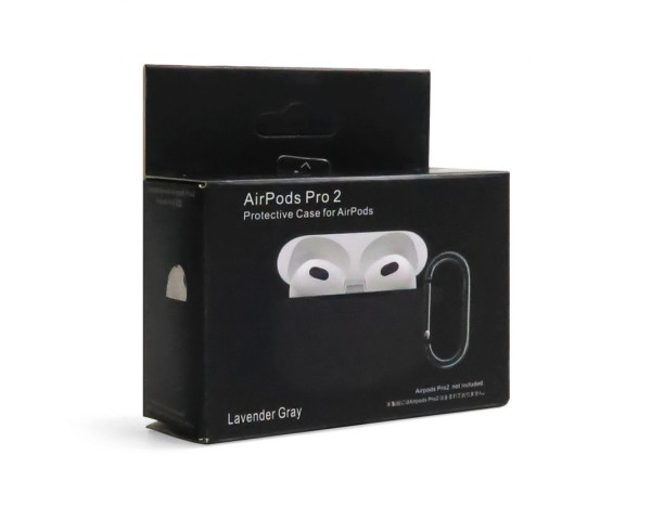 Чохол для AirPods Pro 2 Slim lavender grey (13)