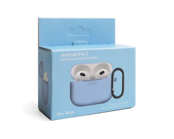 Чехол для AirPods Pro 2 Slim sky blue (16)