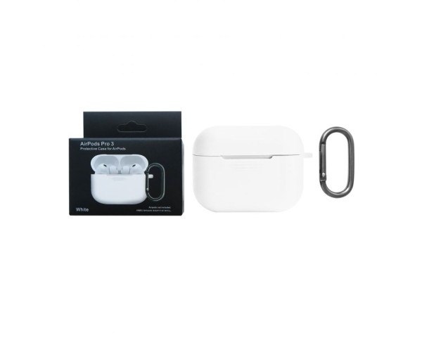 Чехол для AirPods Pro 3 Slim white (11)
