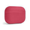 Чохол для AirPods PRO Slim (09) dark red (crimson)_малиновий