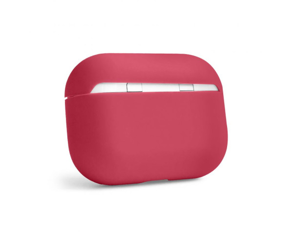 Чохол для AirPods PRO Slim (09) dark red (crimson)_малиновий