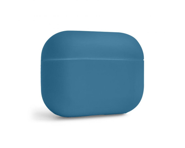 Чохол для AirPods PRO Slim (19) dark blue (gray blue)_темно-синій