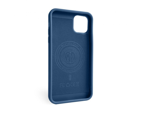 Чехол с функцией MagSafe Textured для Apple iPhone 11 Pro Max blue (05)