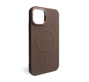 Чохол з функцією MagSafe Textured для Apple iPhone 12, 12 Pro brown (02)