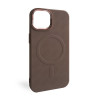 Чехол с функцией MagSafe Textured для Apple iPhone 13 brown (02)
