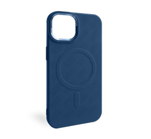 Чохол з функцією MagSafe Textured для Apple iPhone 13 blue (05)