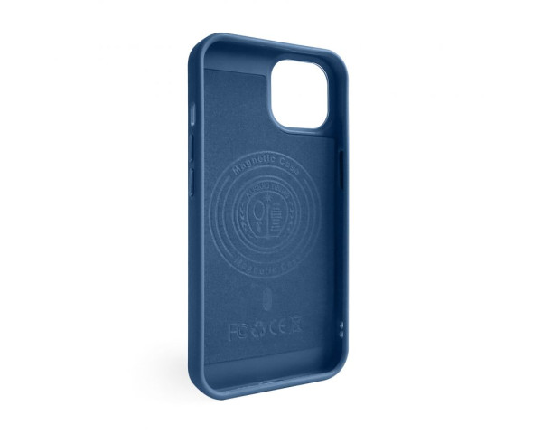 Чехол с функцией MagSafe Textured для Apple iPhone 13 blue (05)