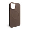 Чехол с функцией MagSafe Textured для Apple iPhone 15 brown (02)
