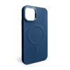 Чехол с функцией MagSafe Textured для Apple iPhone 15 blue (05)