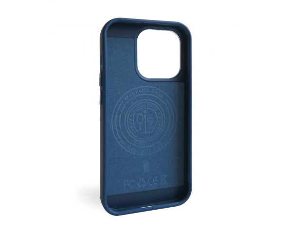 Чохол з функцією MagSafe Textured для Apple iPhone 15 Pro Max blue (05)