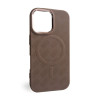 Чохол з функцією MagSafe Textured для Apple iPhone 16 brown (02)