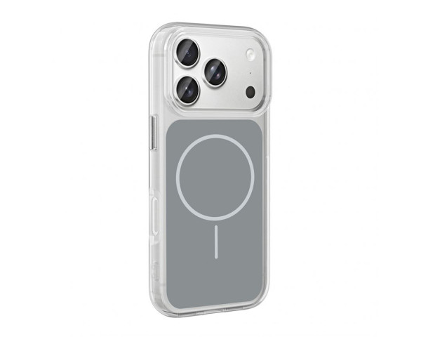 Чохол з функцією MagSafe для Apple iPhone 16 clear/grey (01)