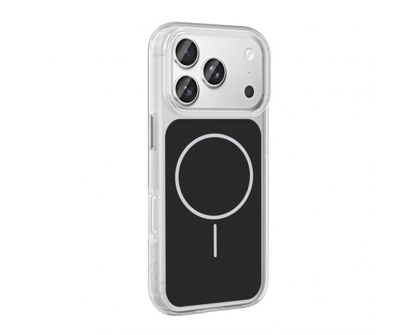 Чохол з функцією MagSafe для Apple iPhone 16 clear/black (02)