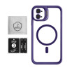 Чехол с функцией MagSafe для Apple iPhone 11 с подставкой и защитой для камер violet