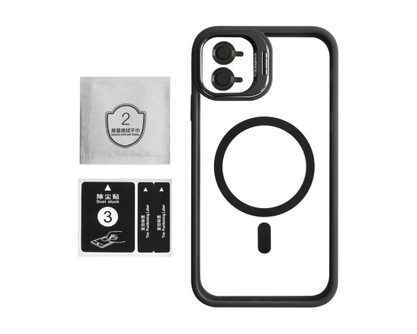 Чохол із підставкою та захистом для камер MagSafe для iPhone 11 (3) black