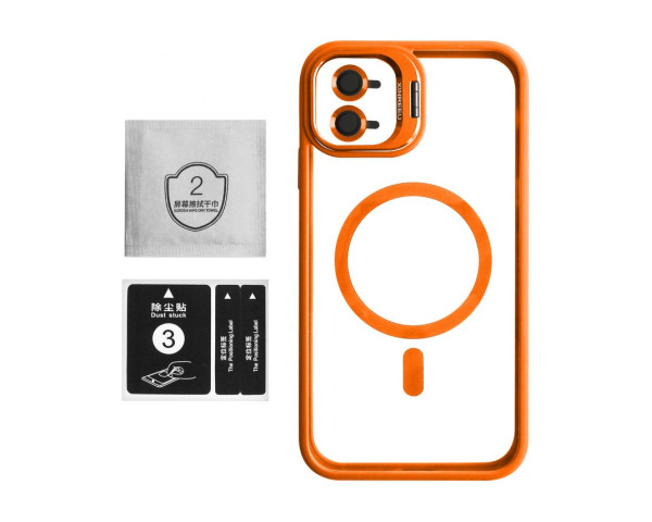 Чохол із підставкою та захистом для камер MagSafe для iPhone 11 (7) orange