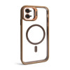 Чохол з функцією MagSafe для Apple iPhone 11 з підставкою та захистом для камер gold brown (9)
