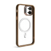 Чохол з функцією MagSafe для Apple iPhone 11 з підставкою та захистом для камер gold brown (9)