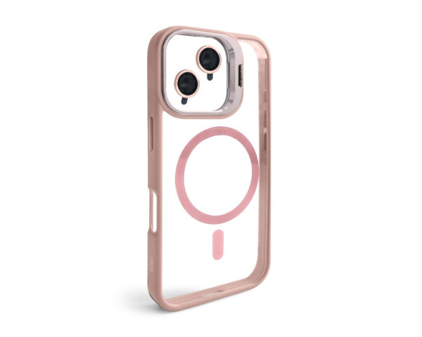 Чохол з функцією MagSafe для Apple iPhone 11 з підставкою та захистом для камер pink (10)